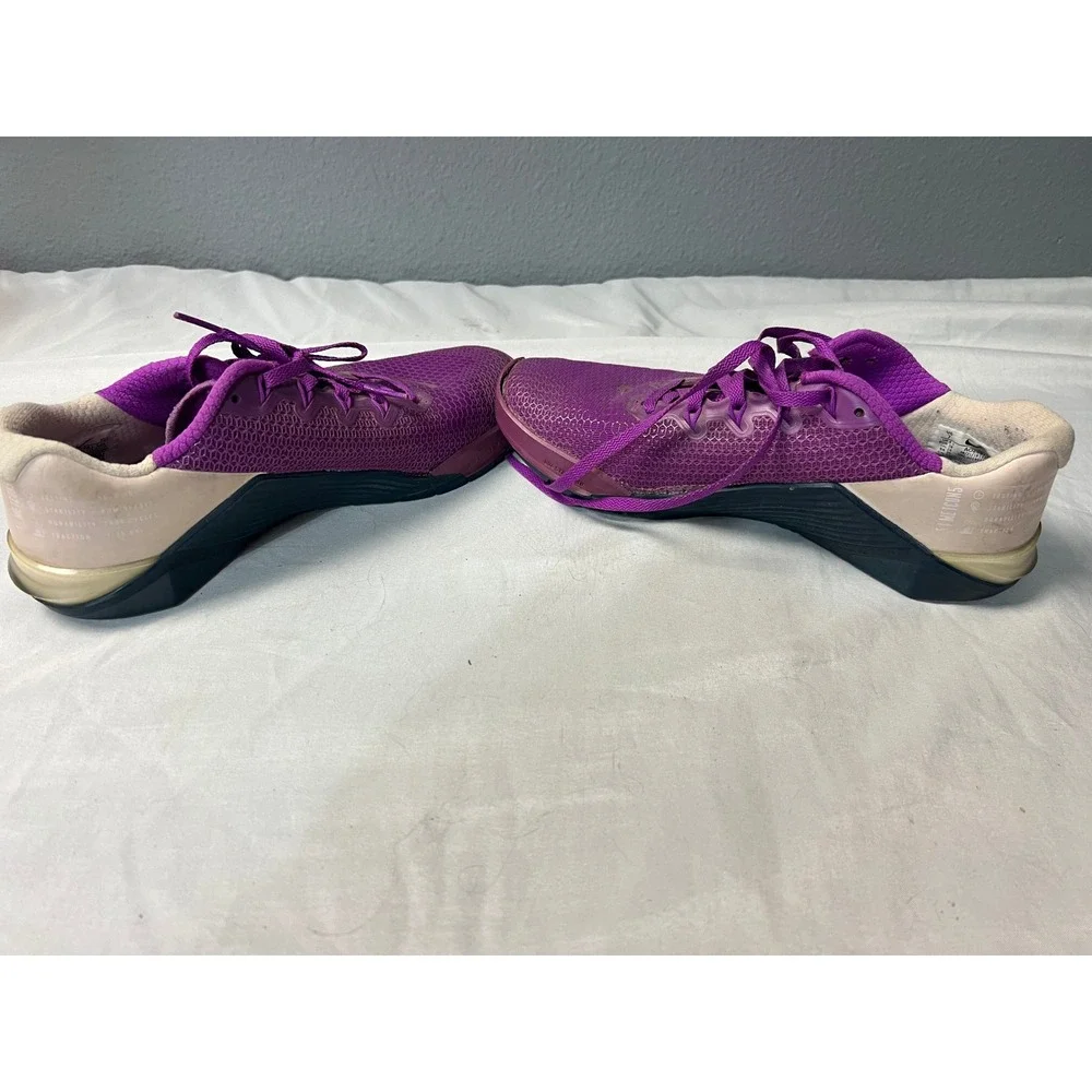 Nike Metcon 5 Training Shoes Purple Beige Cross Training‎ Sneakers 4mm Offset